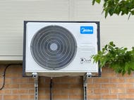 Custom Made Steel Bracket to Prevent Theft of Air Conditioning Unit